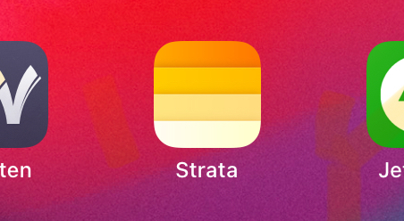 Icon of the mobile application titled Strata.